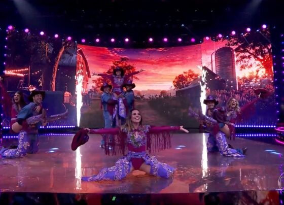 Grupo D na Dança dos Famoso