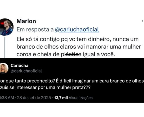 Reprodução / X: @cariuchaoficial