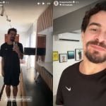Thiago Martins volta aos treinos após internação por inflamação pulmonar e perda de 7kg